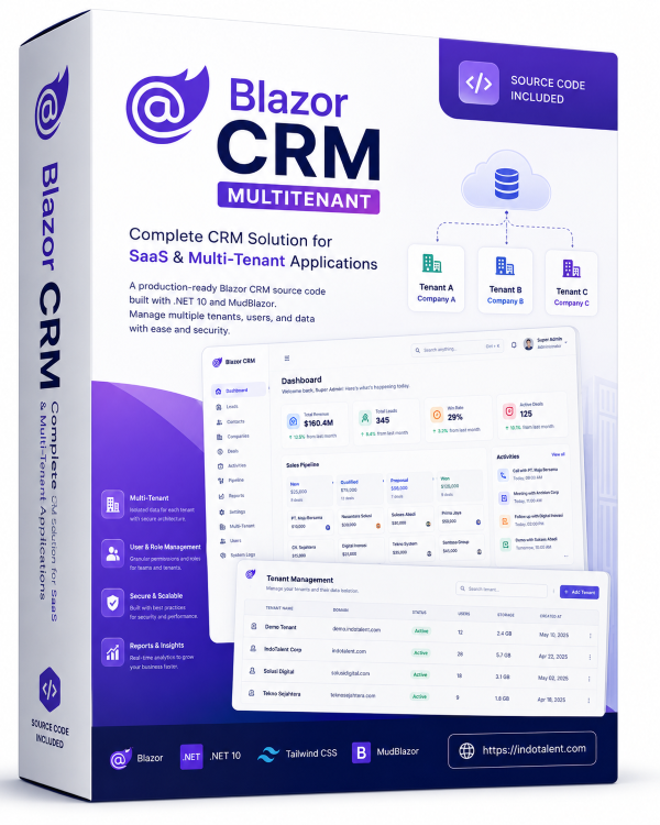 Blazor CRM Multitenant