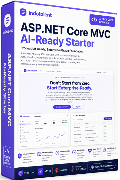 ASP.NET Core MVC AI Ready Starter dashboard