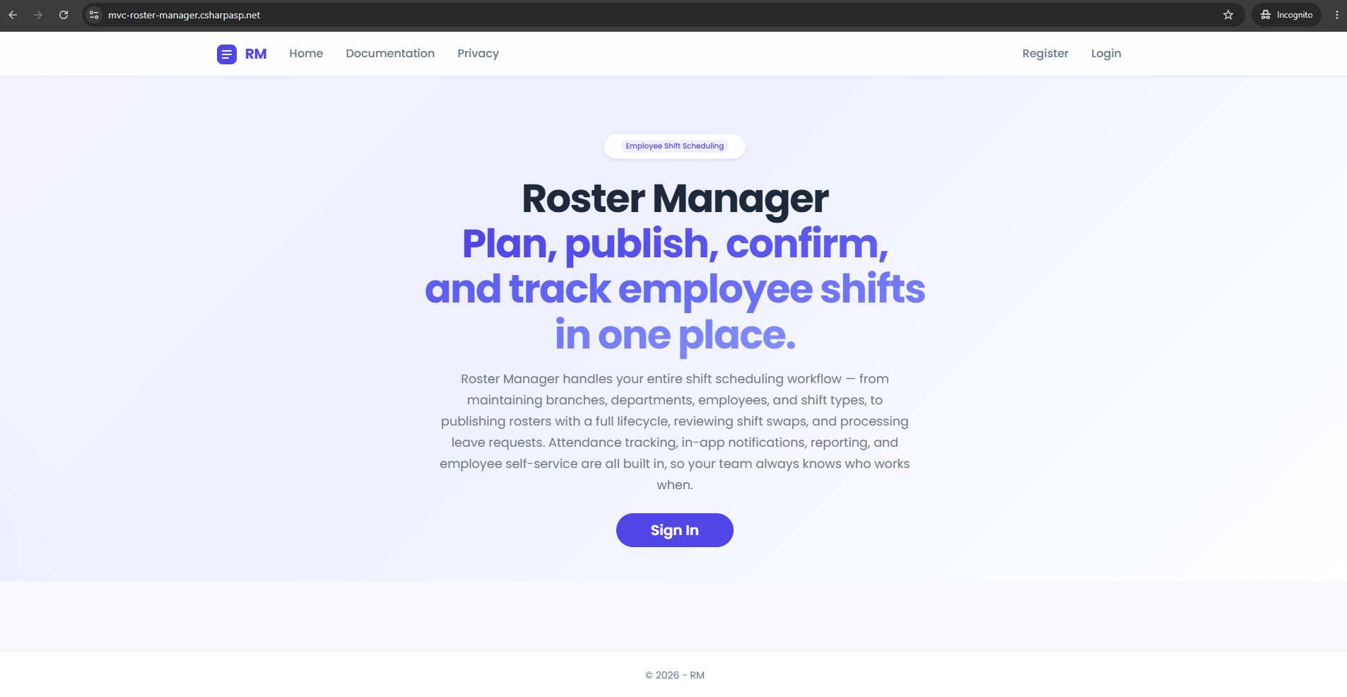 Roster Manager